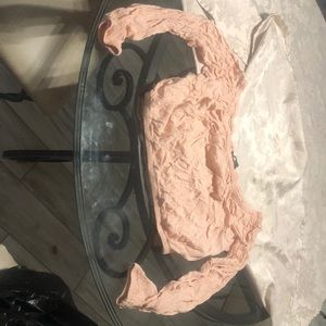 Off shoulder cropped summer top